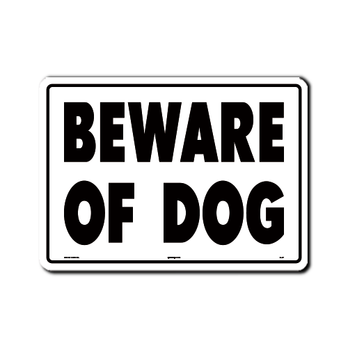 Beware Of Dog 1 ct