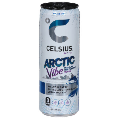 Celsius Energy Drink, Sparkling, Frozen Berry