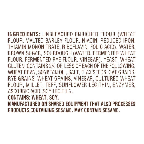 Nature's Own Ancient Grain Small Loaf Bread