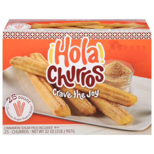 Hola Churros! Pastry Sticks, Cinnamon Sugar, Churros