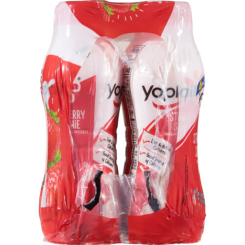 Yoplait Smoothie, Strawberry, 4 Pack