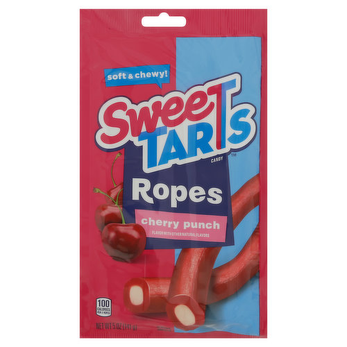 Sweetarts Candy, Cherry Punch, Ropes