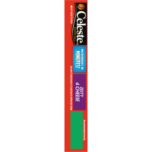 Celeste Pizza, Zesty, 4 Cheese
