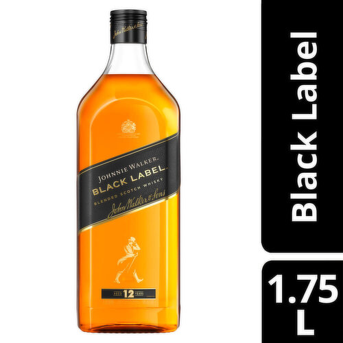 Johnnie Walker Black Label Blended Scotch Aged 12 Years