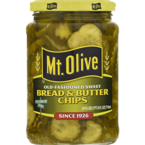 Mt Olive Bread & Butter Chips, Old-Fashioned Sweet