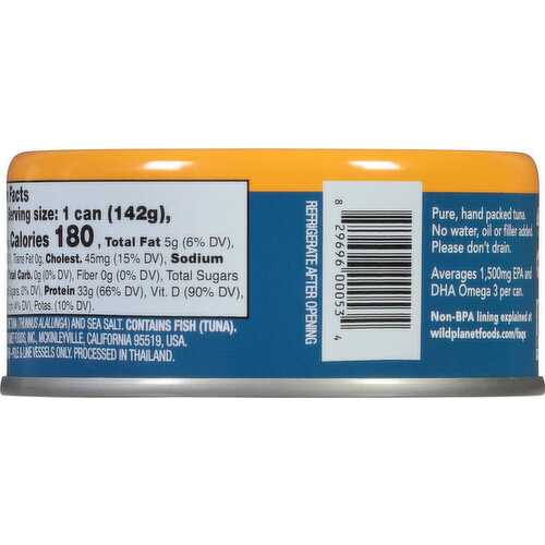 Wild Planet Wild Tuna, Albacore