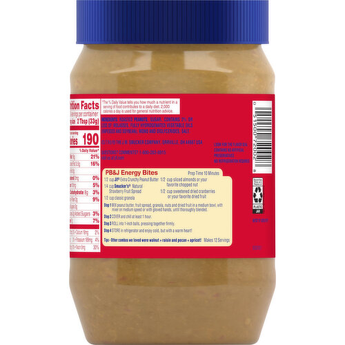 Jif Extra Crunchy Peanut Butter