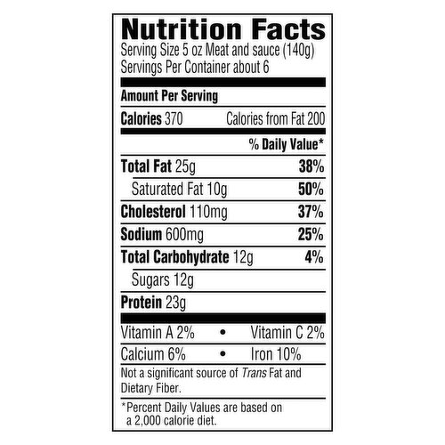 Lloyd's Baby Back Original BBQ Sauce Pork Ribs in BBQ Sauce