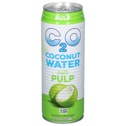 C2O Coconut Water, with Pulp