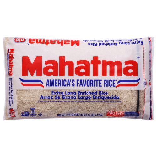 Mahatma Rice, Enriched, Extra Long