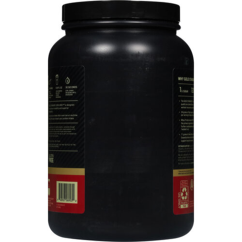 Optimum Nutrition Protein Powder Drink Mix, 100% Whey Protein, Double Rich Chocolate