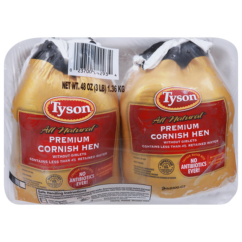 Tyson Cornish Hen, Premium