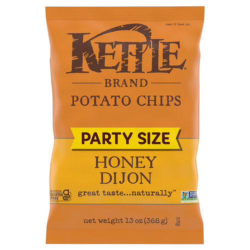 Kettle Brand Potato Chips, Honey Dijon, Party Size