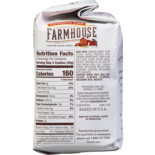 Pepperidge Farm Cookies, Butter Pecan, Thin & Crispy