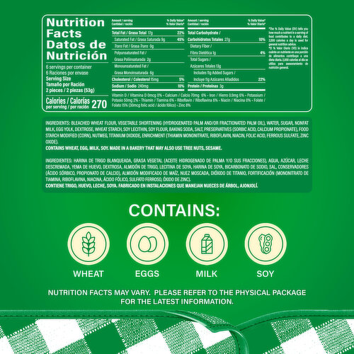 Bimbo Sugared Sugar Donuts, 6 twin packs, 11.1 oz