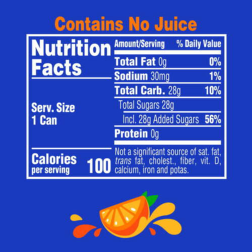 Fanta  Orange Soda Soft Drink Fridge Pack Mini Cans