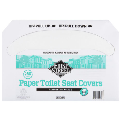 First Street Paper Toilet Seat Covers