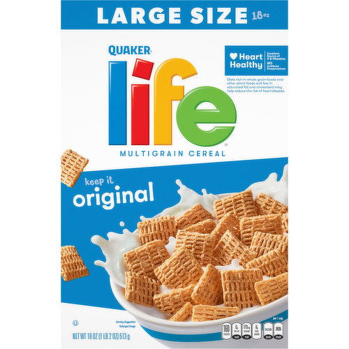 Life Cereal, Multigrain, Original, Large Size