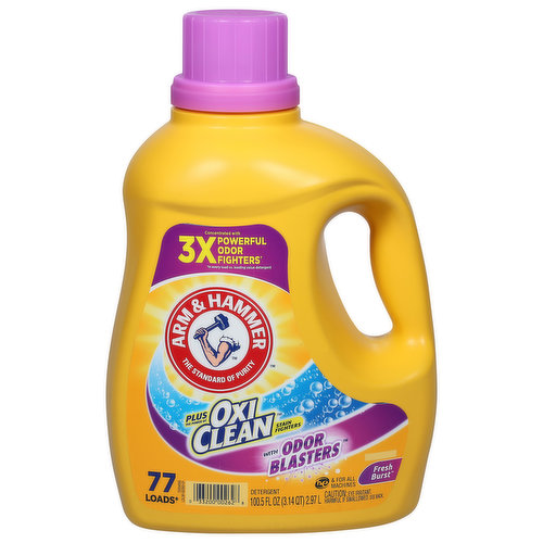 Arm & Hammer Detergent, Oxi Clean, Odor Blasters, Fresh Burst