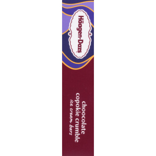 Haagen-Dazs Ice Cream Bars, Chocolate Cookie Crumble