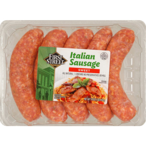 First Street Italian Sausage, Sweet