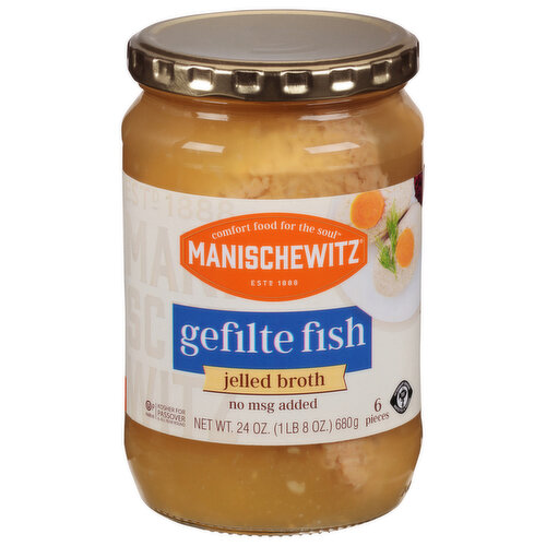Manischewitz Gefilte Fish, Jelled Broth