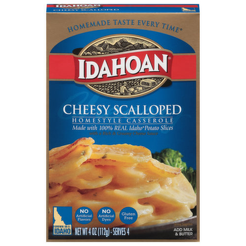 Idahoan Casserole, Homestyle, Cheese Scalloped