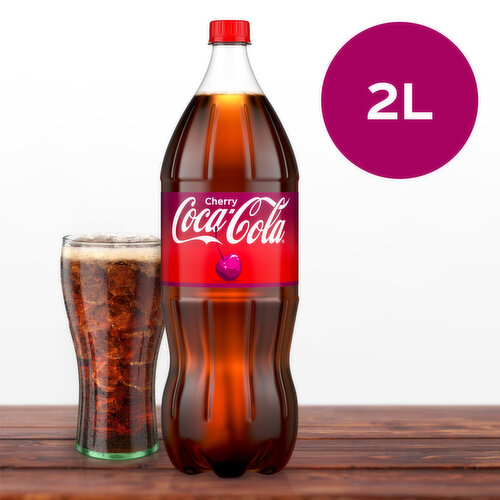 Coca-Cola  Cherry Soda Soft Drink Bottle