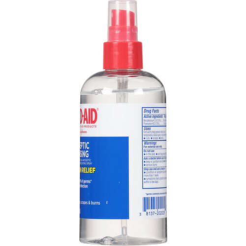 Band-Aid Antiseptic Cleansing Spray, Max Pain Relief