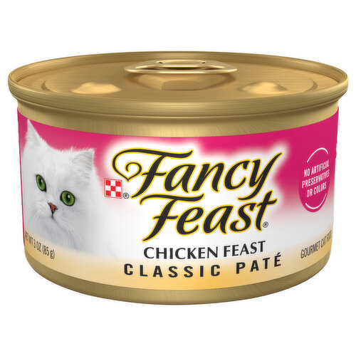 Fancy Feast Cat Food, Gourmet, Chicken Feast, Classic Pate