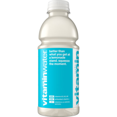 vitaminwater  Sugar Squeezed, Electrolyte Enhanced Water W/ Vitamins, Lemonade Drink