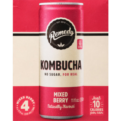 Remedy Kombucha, Mixed Berry