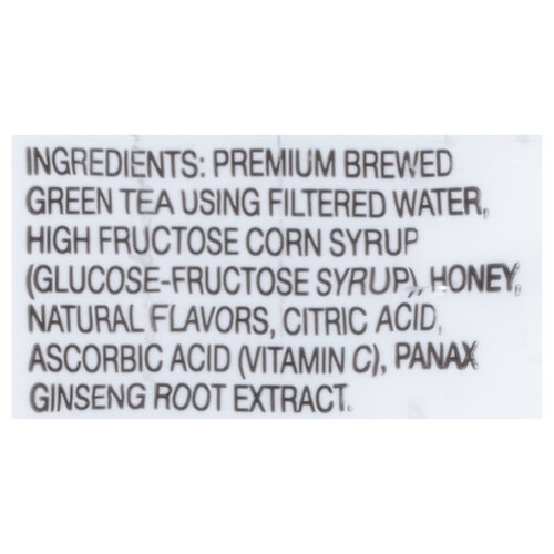 AriZona Green Tea with Ginseng and Honey