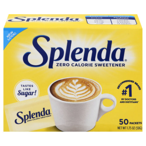 Splenda Sweeteners, Zero Calorie, Packets