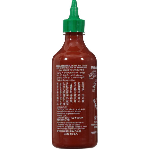 Tuong Ot Sriracha Hot Chili Sauce