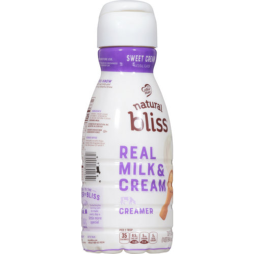 Natural Bliss Creamer, Real Milk & Cream