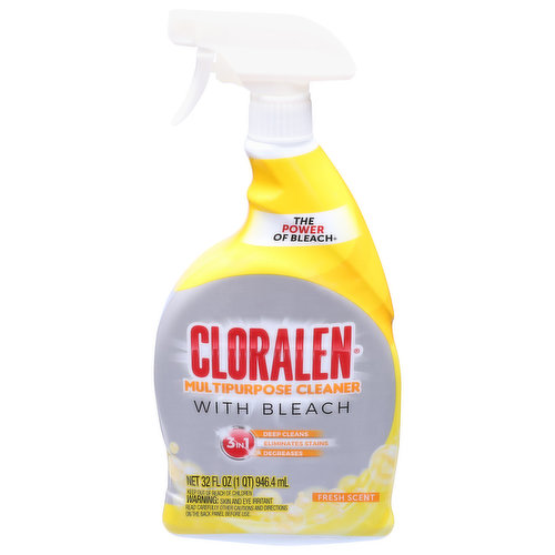 Cloralen Multipurpose Cleaner, Frest Scent, 3 in 1