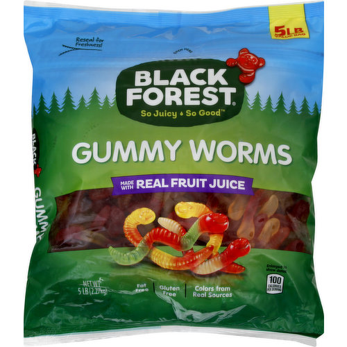 Black Forest Gummy Worms, Value Bag