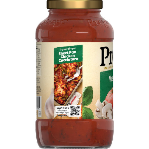 Prego Italian Sauce, Mushroom