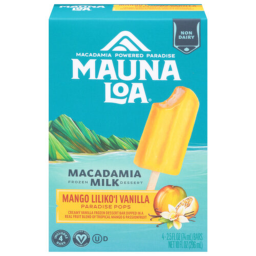 Mauna Loa Paradise Pops, Mango Liliko'i Vanilla