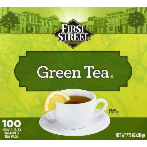 First Street Green Tea, Bags