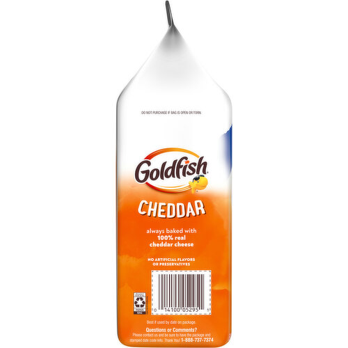 Goldfish Cheddar Baked Snack Crackers Family Size
