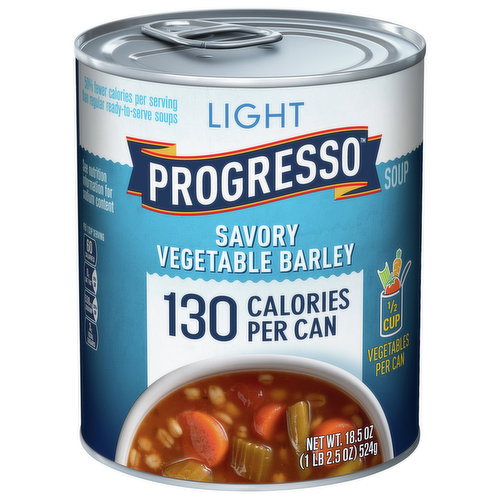 Vegetable Progresso Soup, Light , Savory Vegetable Barley