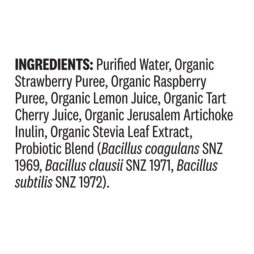 Suja Organic Fruit Juice Drink, Nutrient Enhanced, No Added Sugar, Berry Lemon, Gut Health