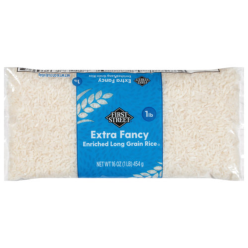 First Street Rice, Enriched, Long Grain, Extra Fancy