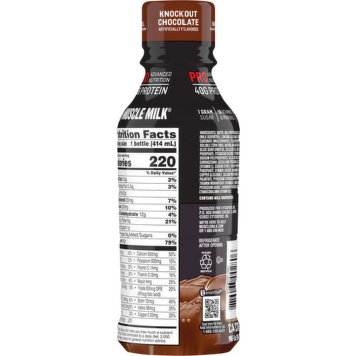 Muscle Milk Pro Series Protein Shake, 40g - Knockout Chocolate