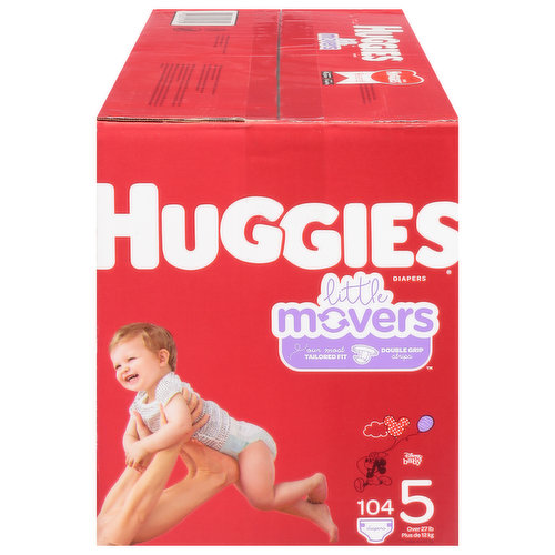 Huggies Diapers, Disney Baby, 5 (Over 27 lb)