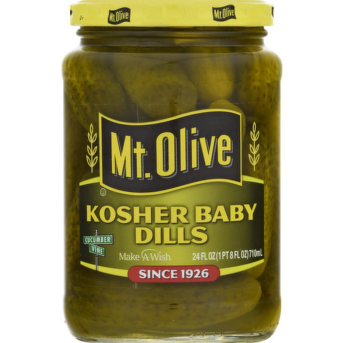 Mt Olive Pickles, Kosher Baby Dills