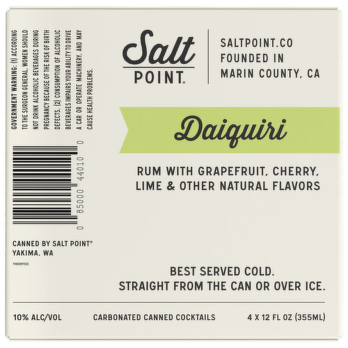 Salt Point Daquiri Canned Cocktail