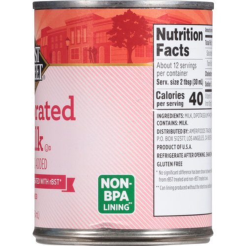 First Street Evaporated Milk